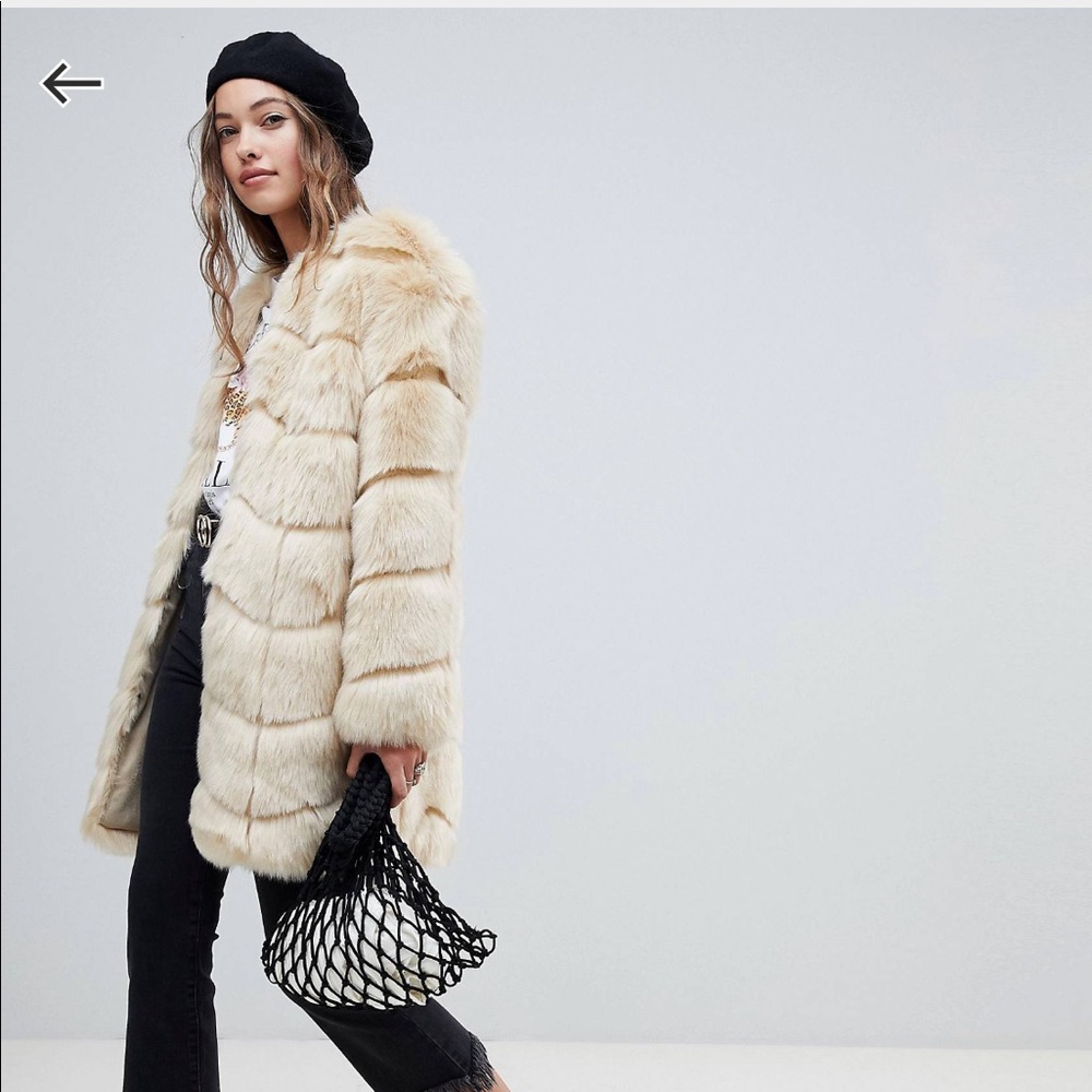 Jakke Faux Fur Coat